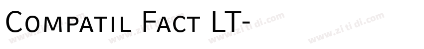 Compatil Fact LT字体转换